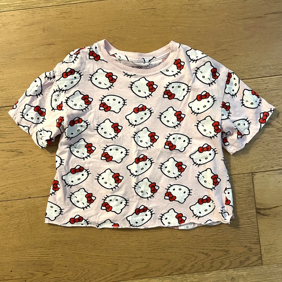 Pink Hello Kitty Crop Top - Small - Picture 1 of 4
